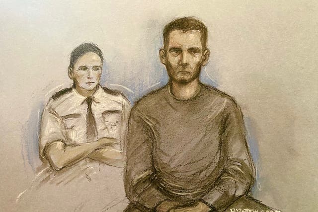 <p>Ioan Pintaru appearing at Westminster Magistrates' Court in London on Tuesday </p>